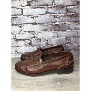 Cole Haan Dark Brown Leather Penny Loafers Casual Shoes Men’s Sz 10.5W US/44EU